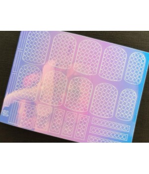 Слайдер Дзеркальна наклейка PINK OPAL-18